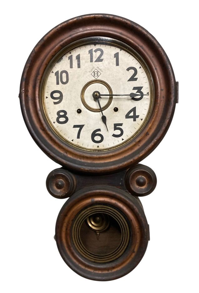 精工舎﻿ だるま時計 振り子時計 四つ丸 柱時計 文字盤 TUKYO MARK H 精工舎 現在のセイコー 製造 時代物 レトロ アンティーク 古美術 骨董 コレクション 動作未 の為ジャンク品扱いN25J 出西 35