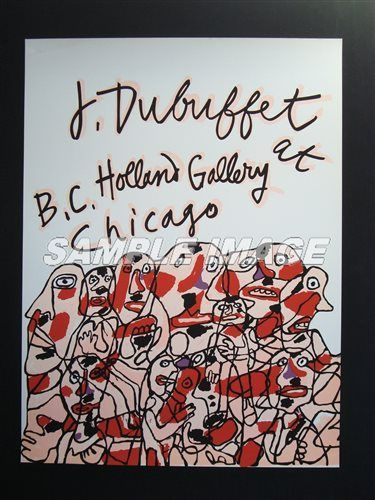 ジャン・デュビュッフェ シルクスクリーンポスター 「Holland Gallery