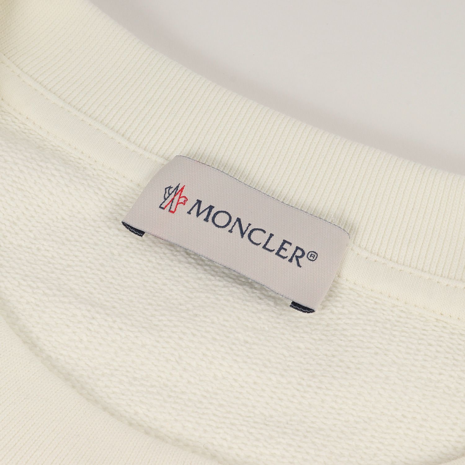 美品】MONCLER フロッキーロゴコットンスウェット Mサイズ