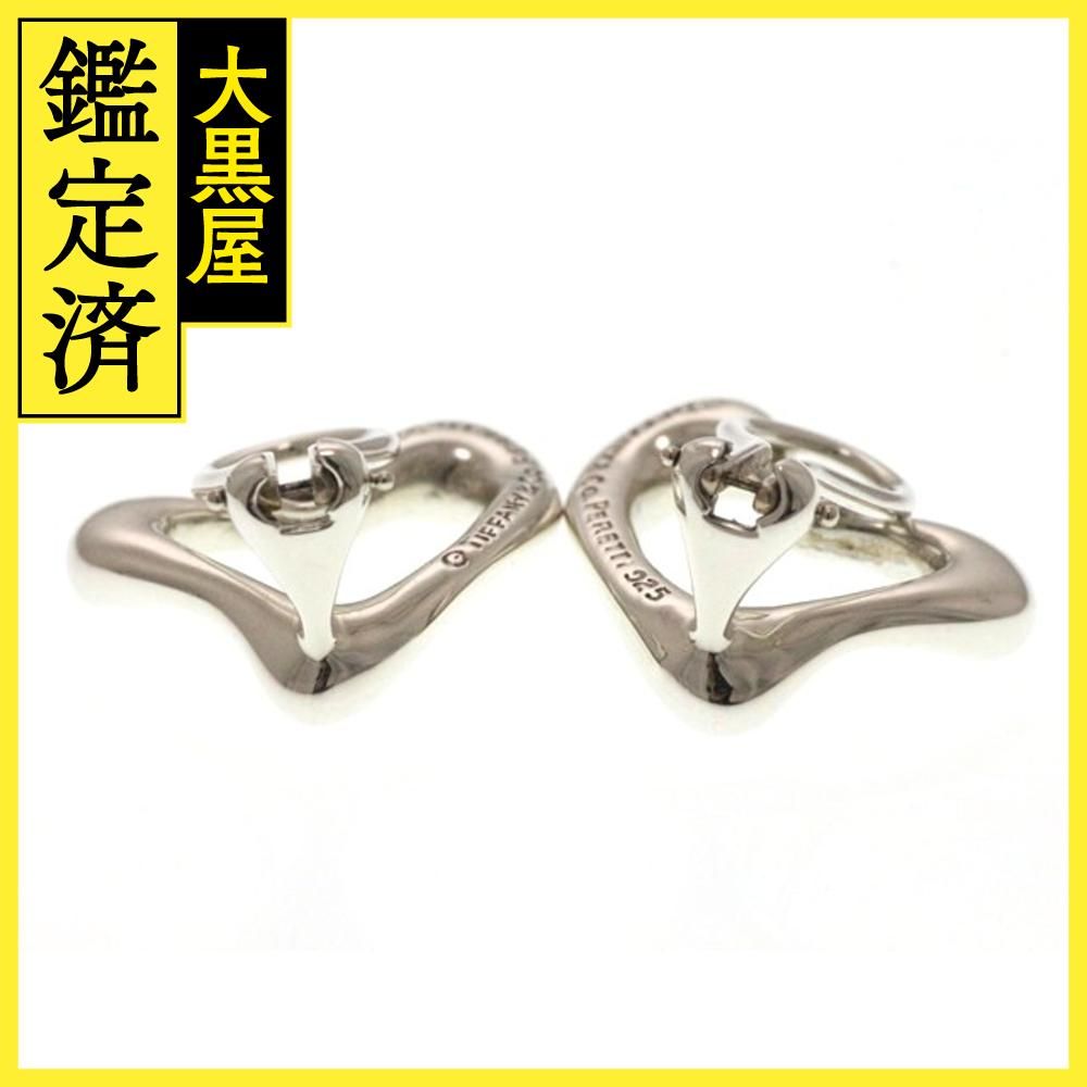 ティファニー オープン ハート イヤリング 925(シルバー) 【473  