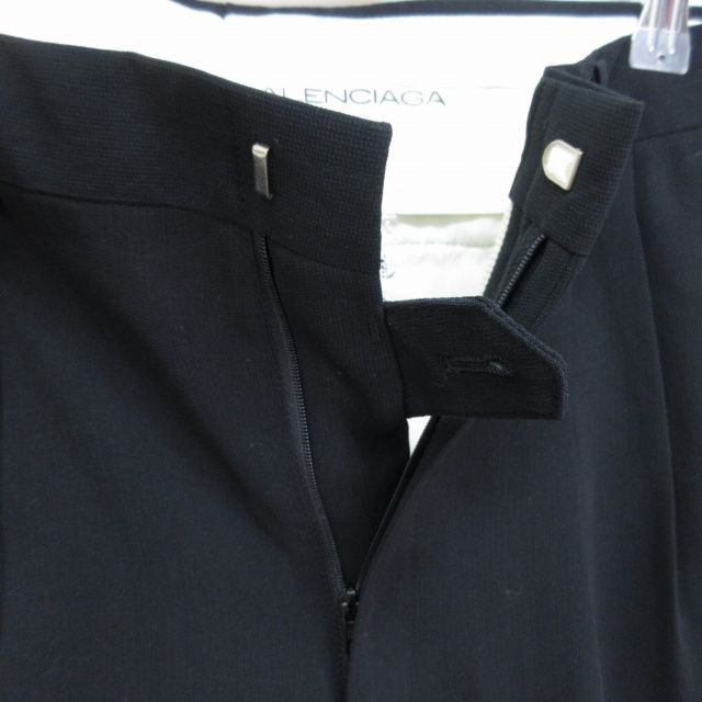 バレンシアガ BALENCIAGA sports パンツ スラックス ブラック 76 M