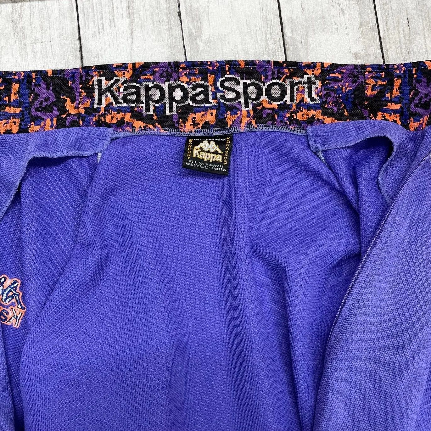 kappa 90s ヴィンテージ ジャージ 紫 Kappa 】カッパ トラックジャージ 90s ヴィンテージ パープル 黒