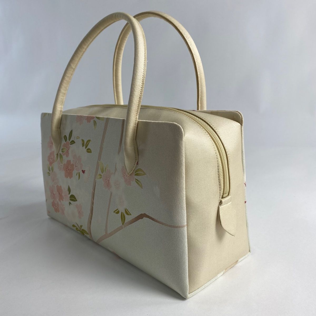 桜と源氏香の利休バッグ　和装バッグ 和装バッグ 桜 桜と源氏香の利休バッグ 和装バッグ