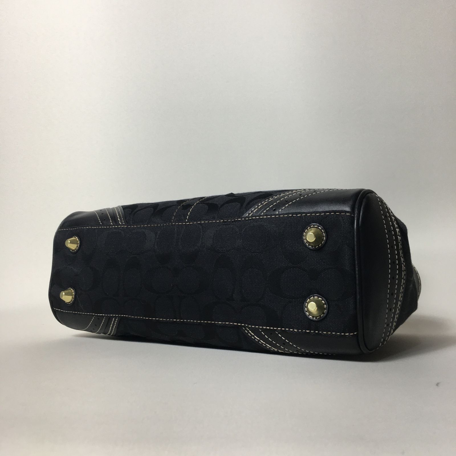 2506-186｜美品｜コーチ シグネチャー ハンドバッグ ブラック 2506-186｜美品｜コーチ シグネチャー ハンドバッグ ブラック