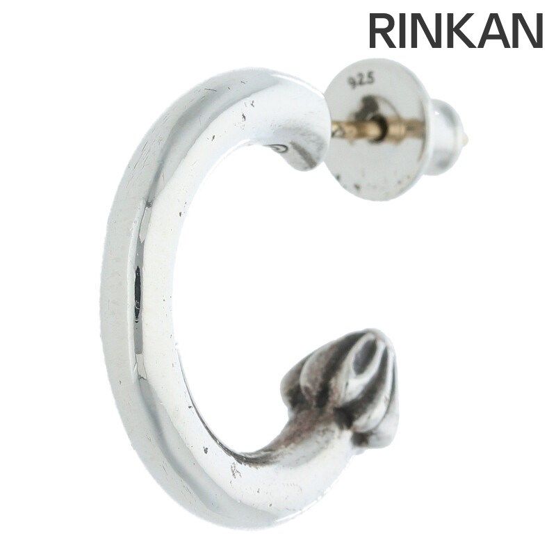 クロムハーツ  HOOP PLAIN/プレーンフープ シルバーピアス メンズ