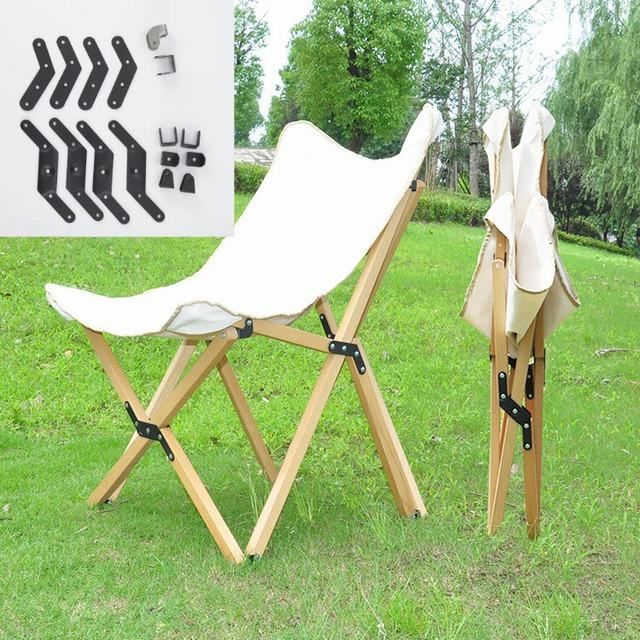 バタフライチェア用金具 アウトドアチェア用金具 ウッドチェア用