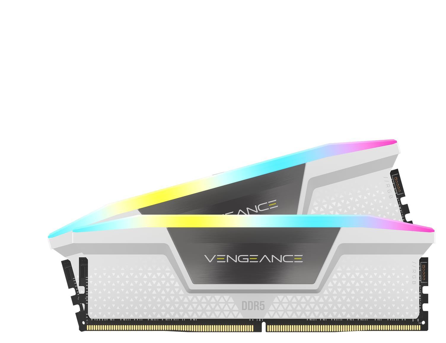 CORSAIR DDR5-6000MHz デスクトップPC用メモリ VENGEANCE RGB DDR5シリーズ (PC5-48000) Intel XMP メモリキット 32GB ホワイト [16GB×2枚]