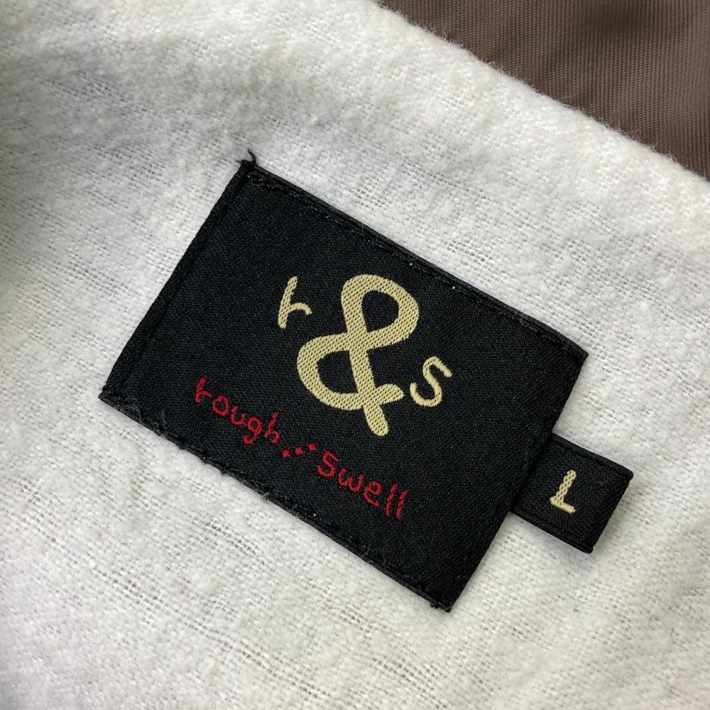 サイズ：L ROUGH&SWELL ラフアンドスウェル コーチジャケット ブラウン