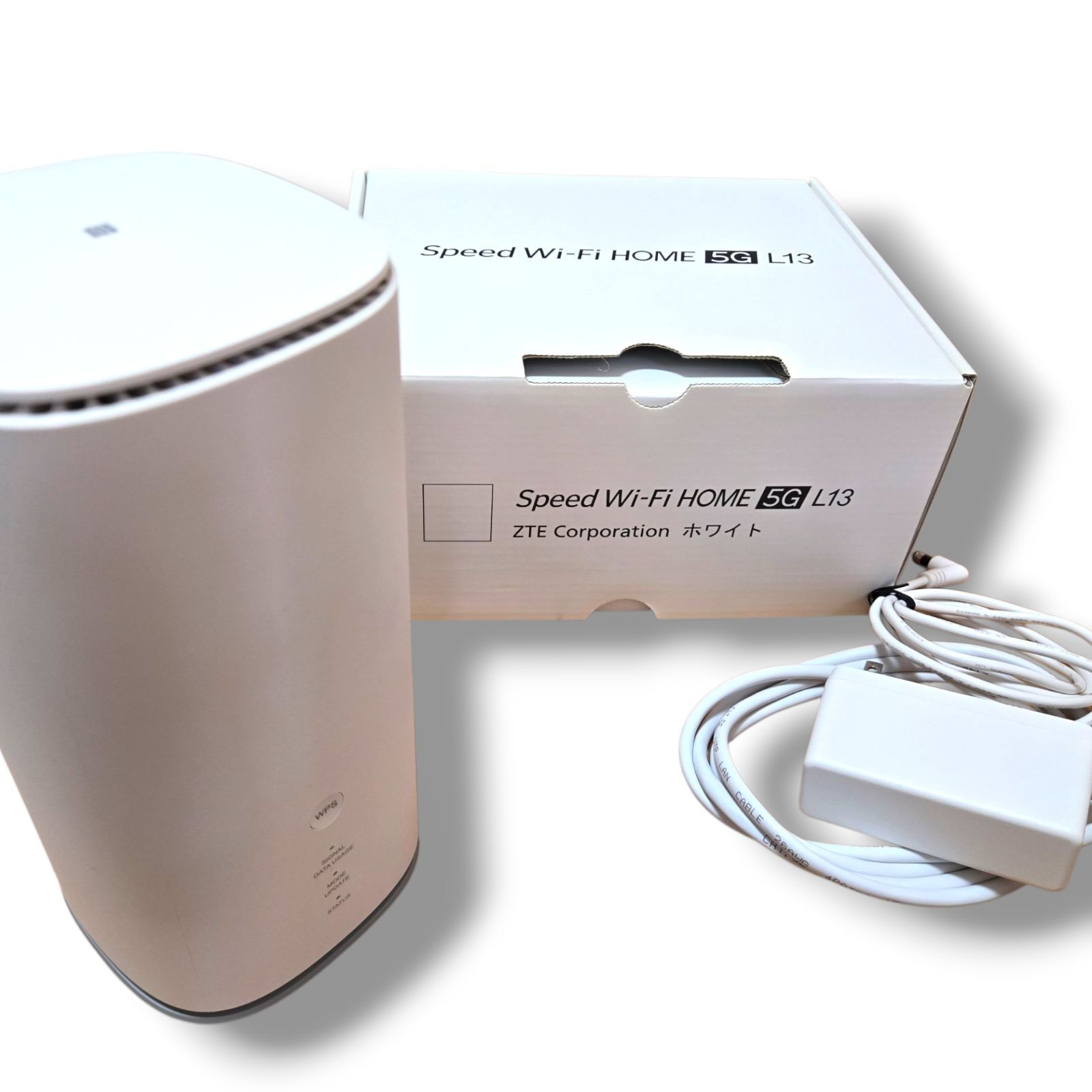 管理番号3027 Speed Wi-Fi HOME 5G L13 ZTR02 ホワイト