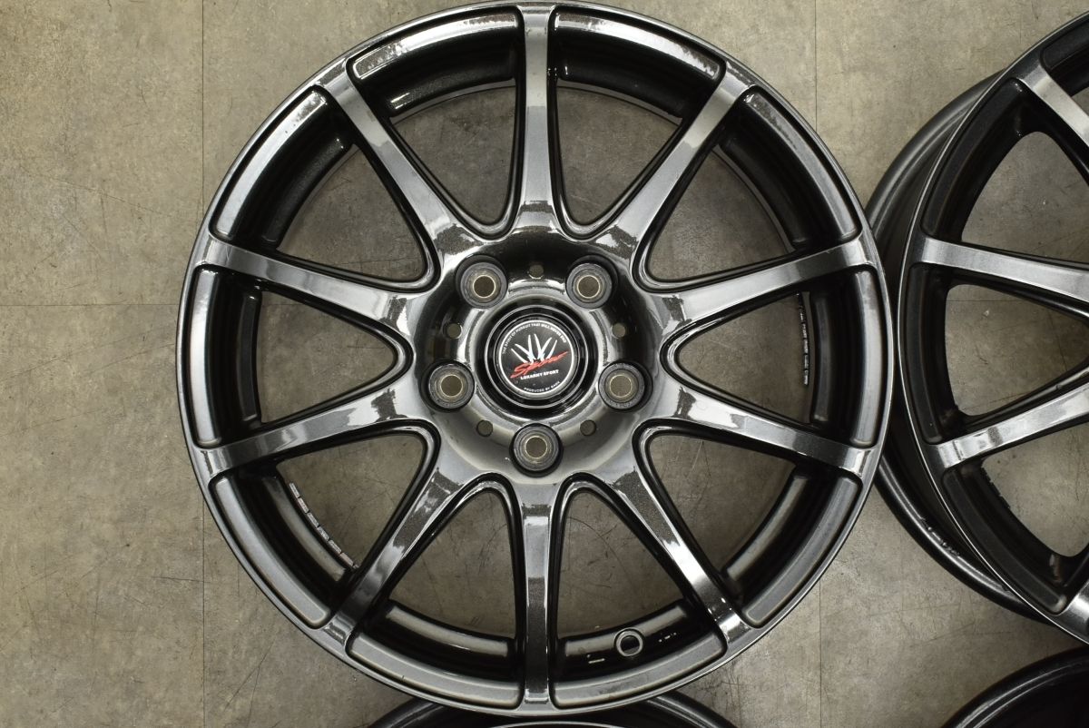 ロクサーニ 16in 6.5J 38 PCD114.3 4本セット ノア ヴォクシー プリウスα セレナ リーフ ステップワゴン ヴェゼル アテンザ FFCRYSTALESIA_COM