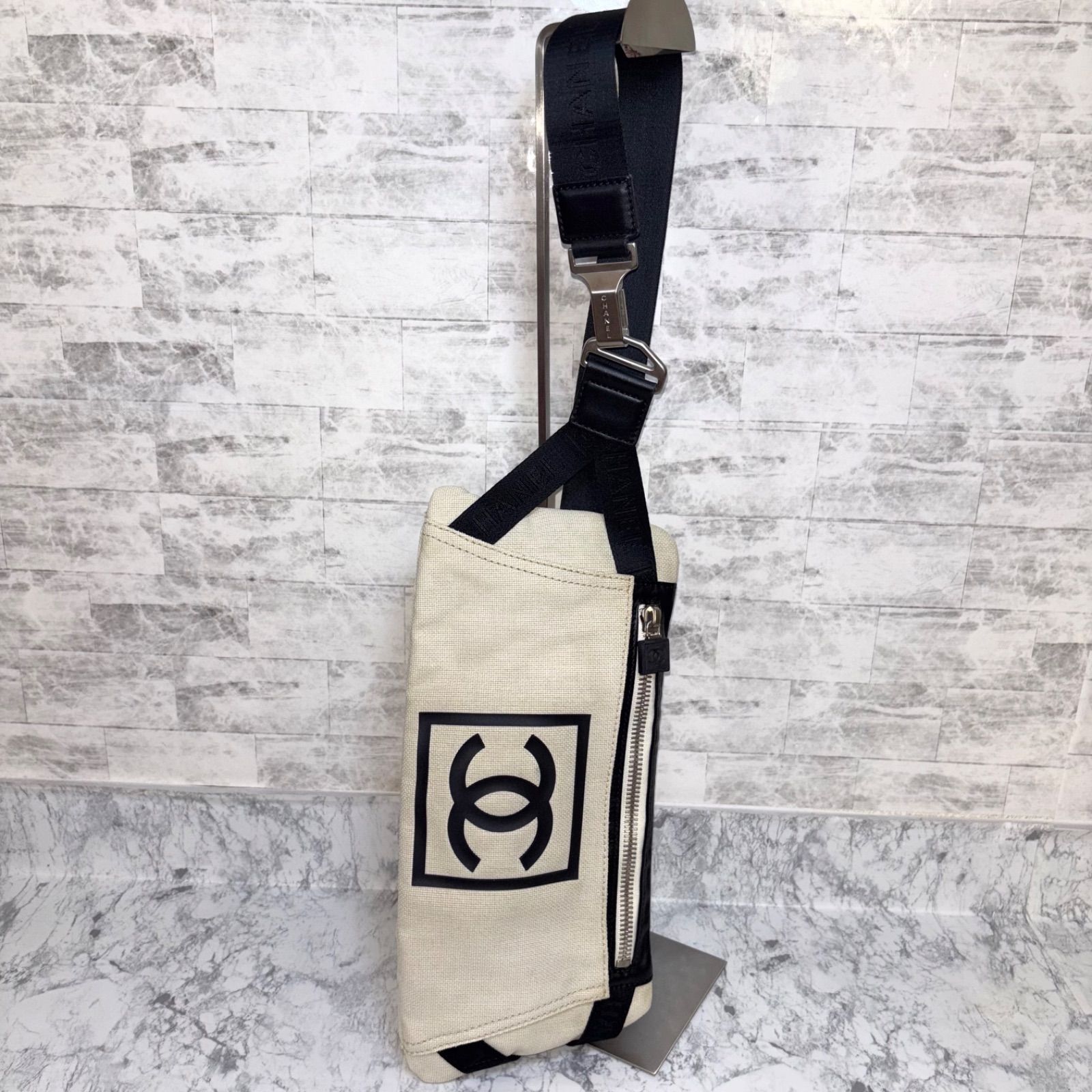 CHANEL シャネル スポーツライン ココマーク ウエストバッグ