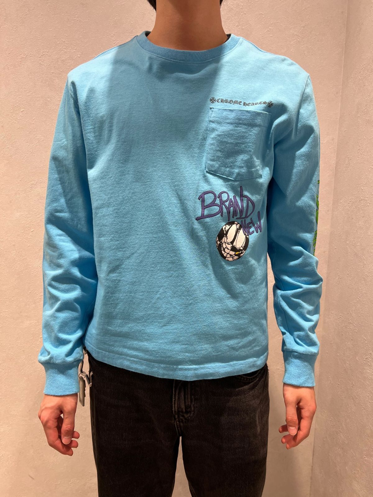 CHROME HEARTS (クロムハーツ) ×MATTY BOY BRAIN NEW L/S TEE×マッティ 