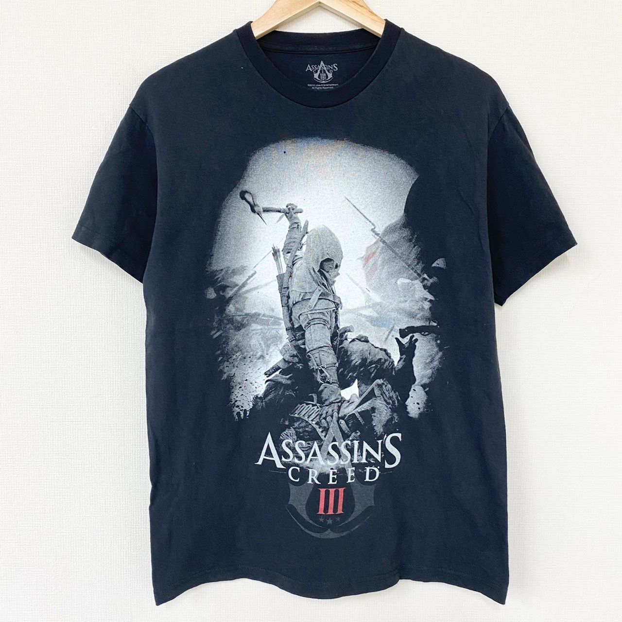 アサシンクリード 3 Tシャツ ゲーム キャラクター プリント 半袖 M