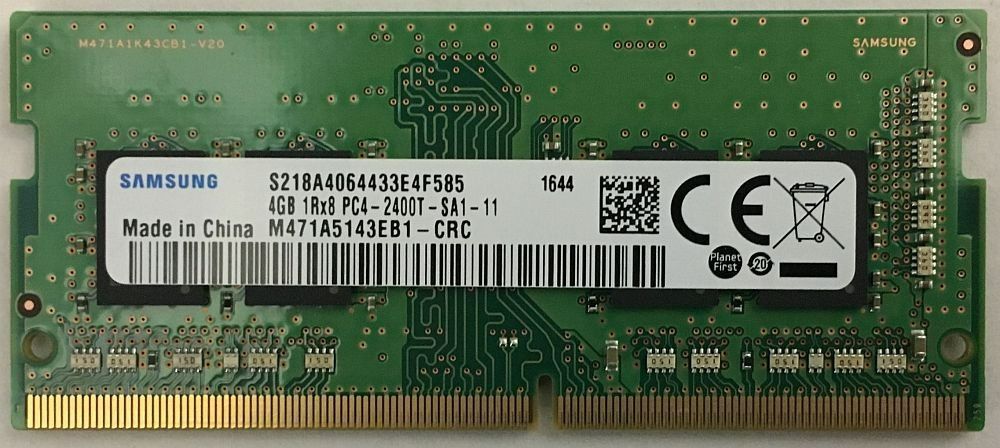 【在庫処分】[SAMSUNG ORIGINAL] サムスン純正 PC4-19200 DDR4-2400 8GB (1024Mx8) 260pin SO-DIMM ノート用メモリ バルク品