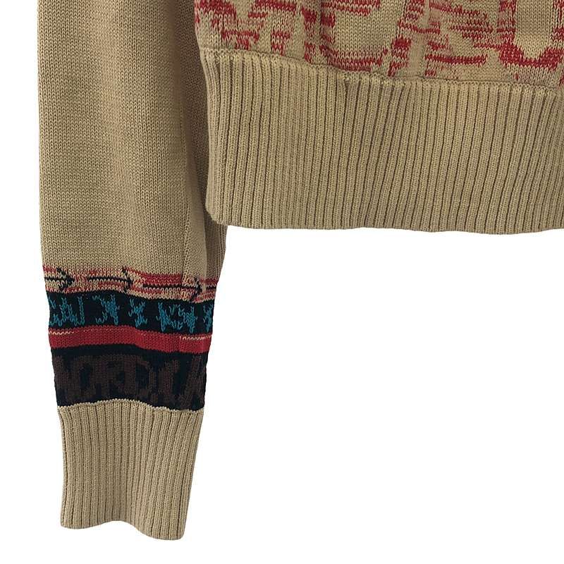 sacai - 【美品】  sacai / サカイ | 2023SS | ×Eric Haze Jacquard Knit ジャガード プルオーバー ニット | 2 | マルチカラー | レディース sacai / サカイ | 2023SS | ×Eric Haze Jacquard Knit