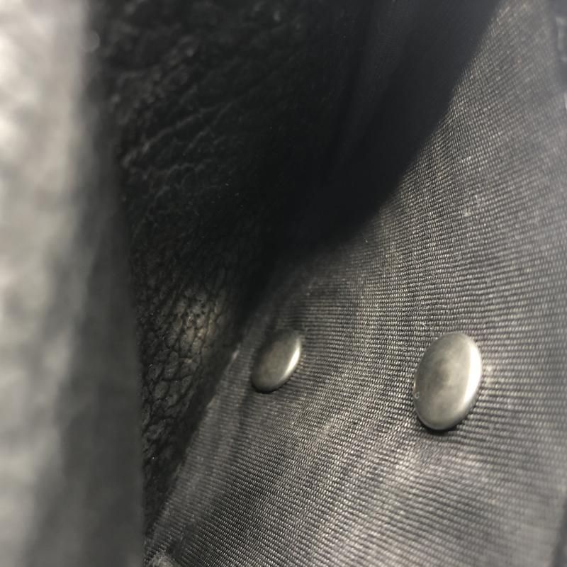中古】Maison Margiela 二つ折り財布 ブラック メゾンマルジェラ