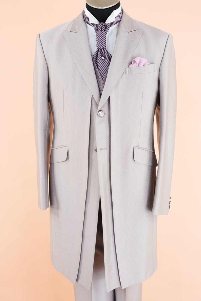 グレイッシュパープルフロックコートAL