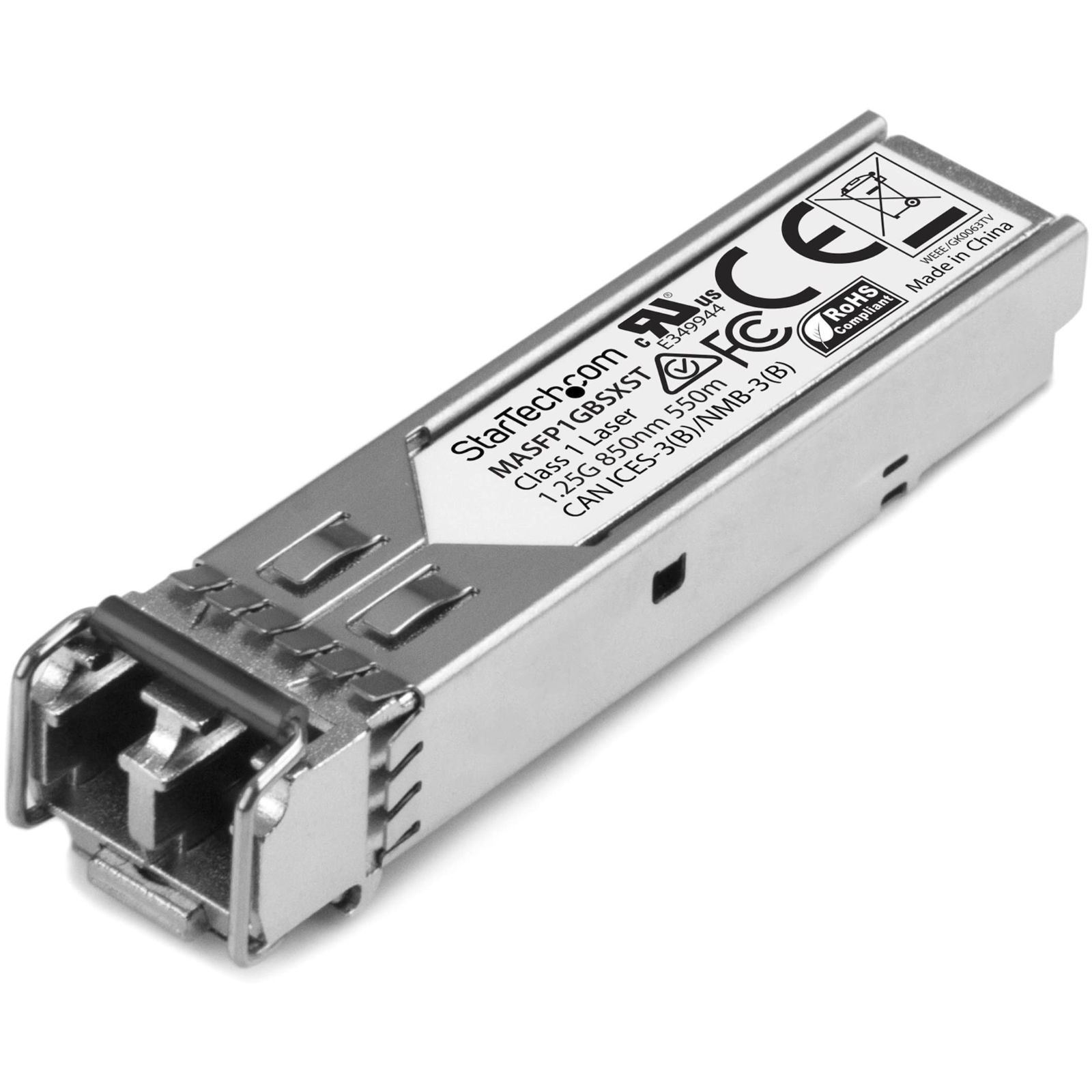 一個売り_Cisco Meraki製 MA-SFP-1GB-SX互換 StarTech.com SFPモジュール/Cisco Meraki製品MA-SFP-1GB-SX互換/1000BASE-SX準拠光トランシーバ/850nm/DDM MASFP1GBSXST