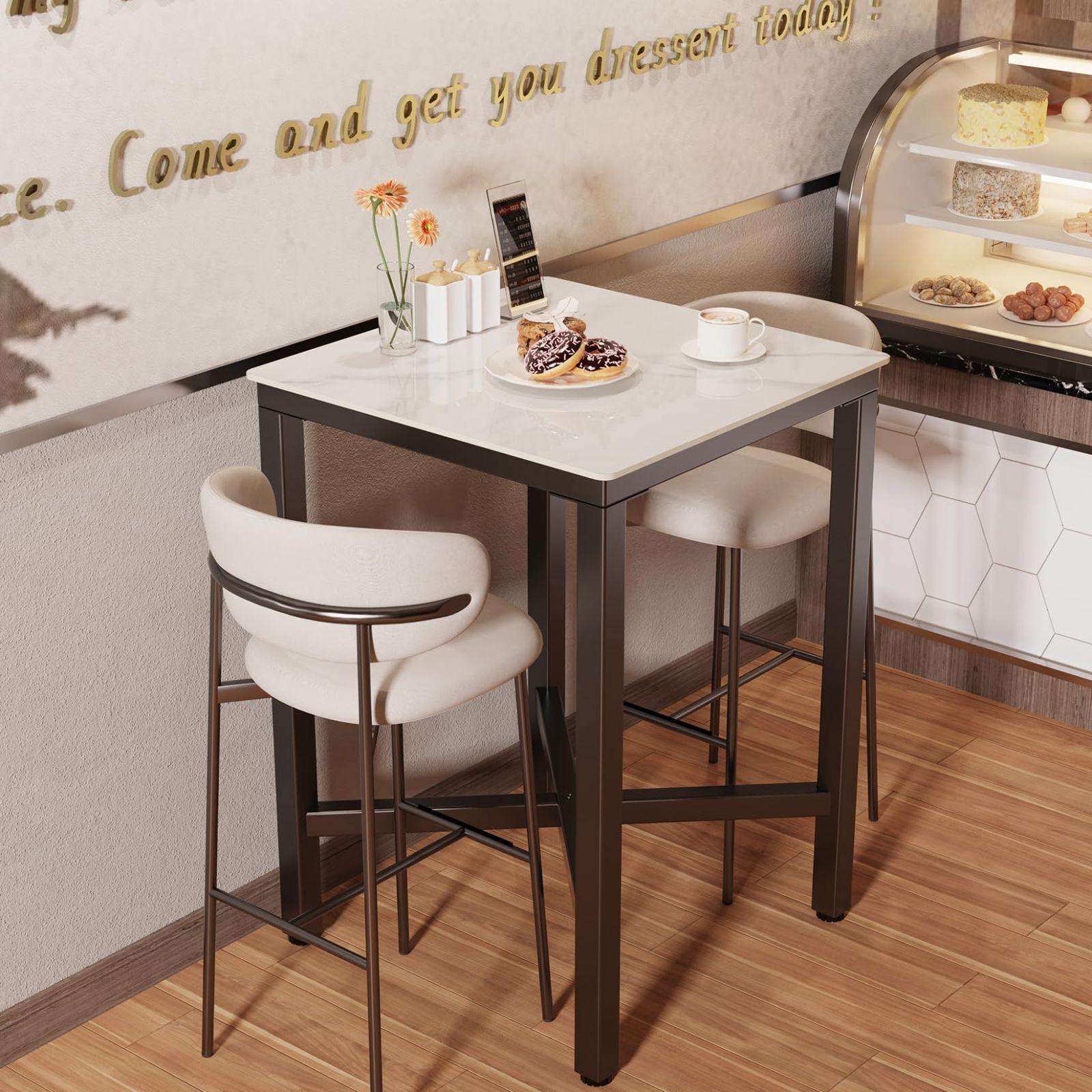 展示品☆ダイニングテーブル 単品 作業台 ウォールナット 食台 カフェ