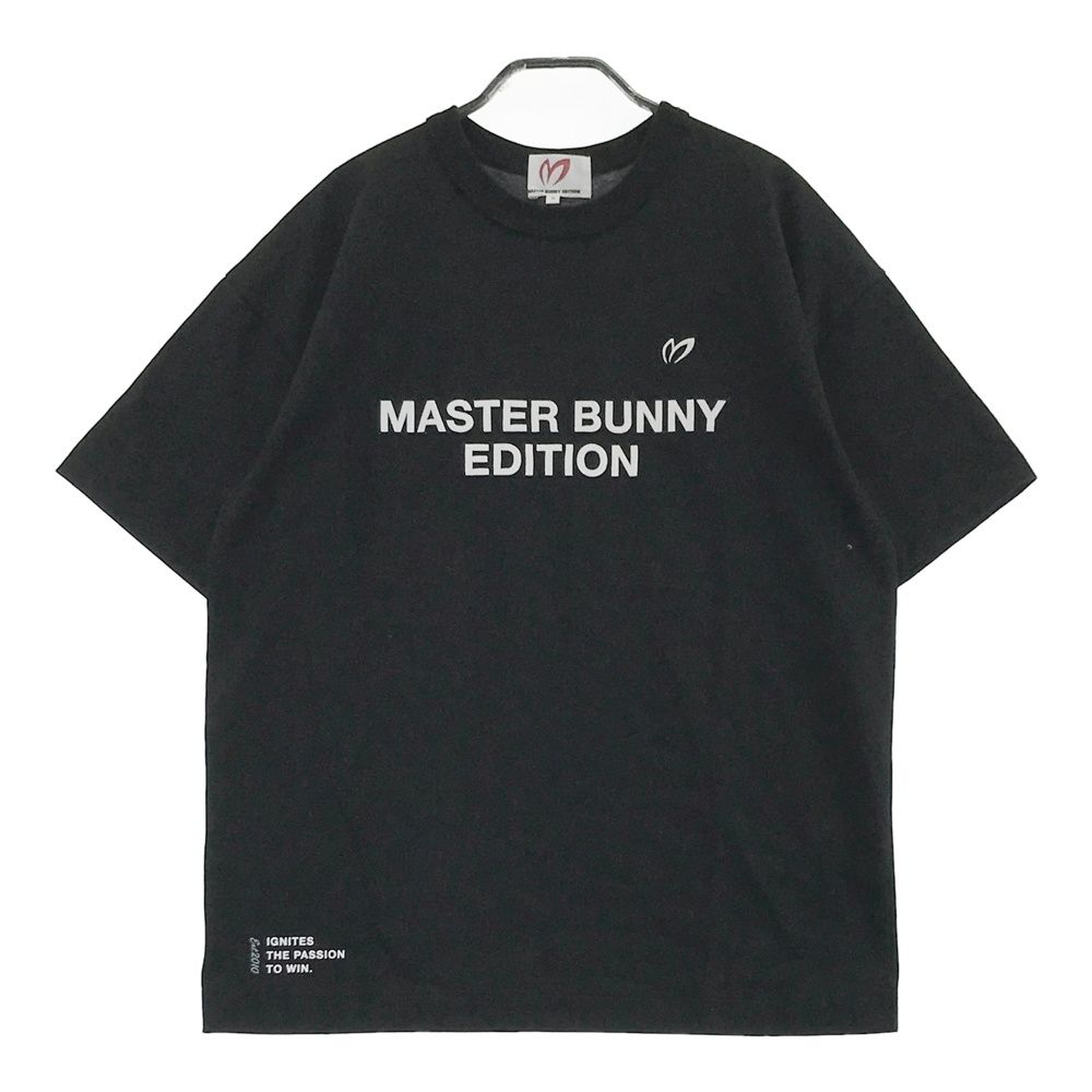 マスターバニーエディション 半袖tシャツ カットソー ブラック 黒 サイズ2 Ｌ マスターバニーエディション夏向け半袖モックネックシャツS0黒
