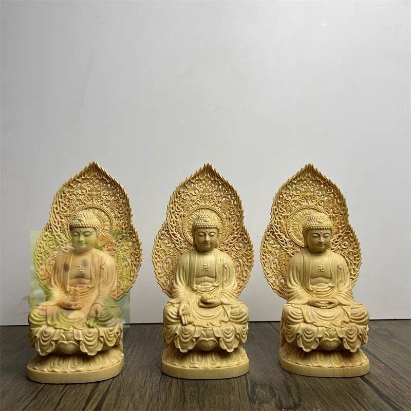 発展 上品 仏教 薬師如来座像 精密彫刻 仏師で仕上げ品 彫刻 薬師如来