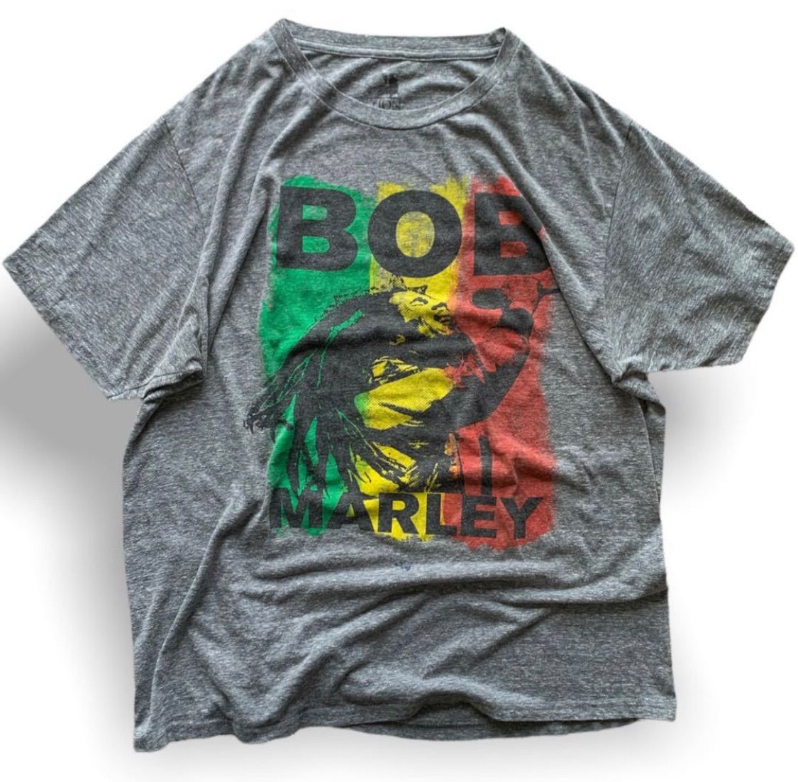 220223BRB27● ZION BOB MARLEY ボブマーリー 半袖Tシャツ (XL) レゲェ ラスタカラー Tシャツ ジャマイカ  レゲェtシャツ