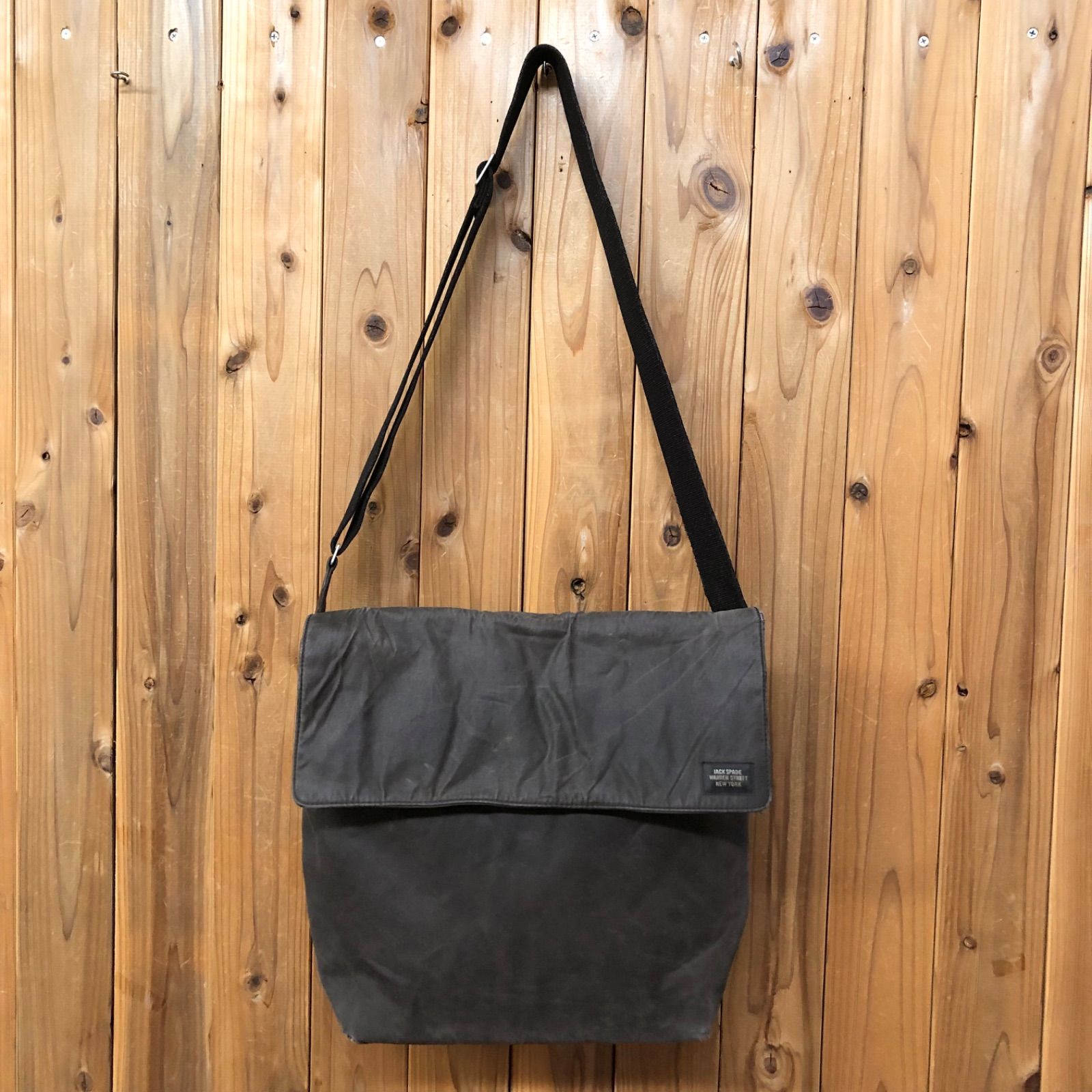 JACK SPADE ジャックスペード メッセンジャーバッグ ワックス加工 