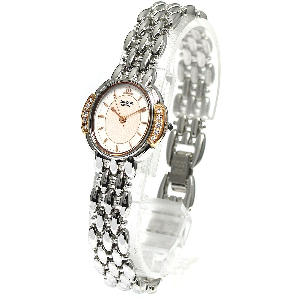 【在庫一掃】 セイコー クレドール 2J81-5000 クォーツ レディース 【中古】 SEIKO - 【在庫一掃】 セイコー クレドール 2J81-5000 クォーツ