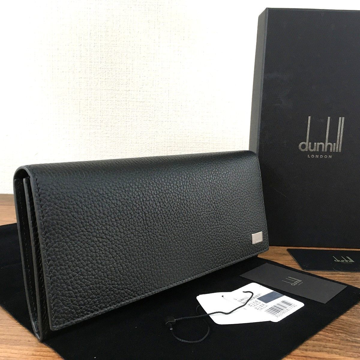 未使用品 dunhill 長財布 ブラック レザー 240 - 長財布