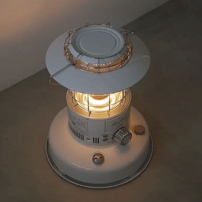 メーカー TOYOTOMI トヨトミ 石油ストーブ RL-2524-W レインボーガラス 電子点火 消臭 安全設計 対流型