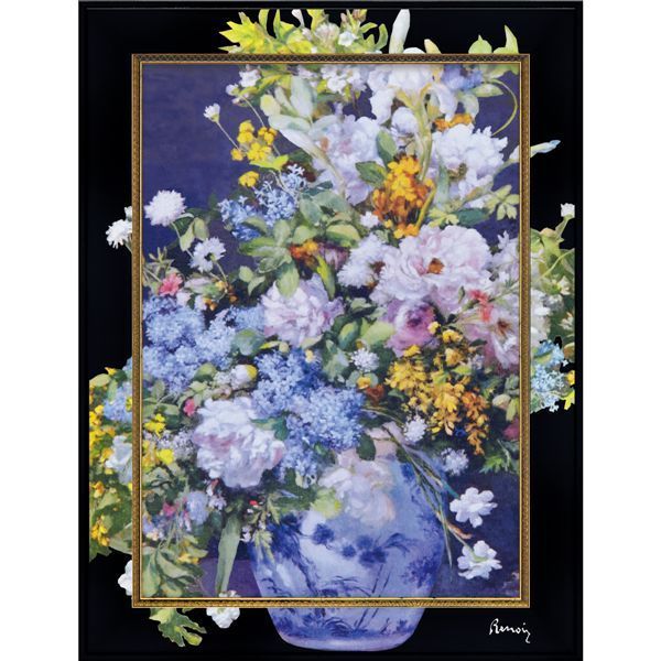 ユーパワー ビッグアートフレーム 〜名画LLシリーズ〜 ルノワール 大きな花瓶