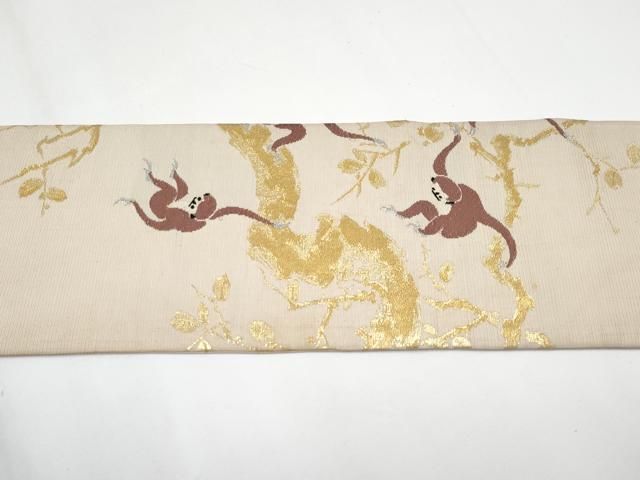 平和屋本店□極上 アンティーク 大正ロマン 九寸名古屋帯 唐織