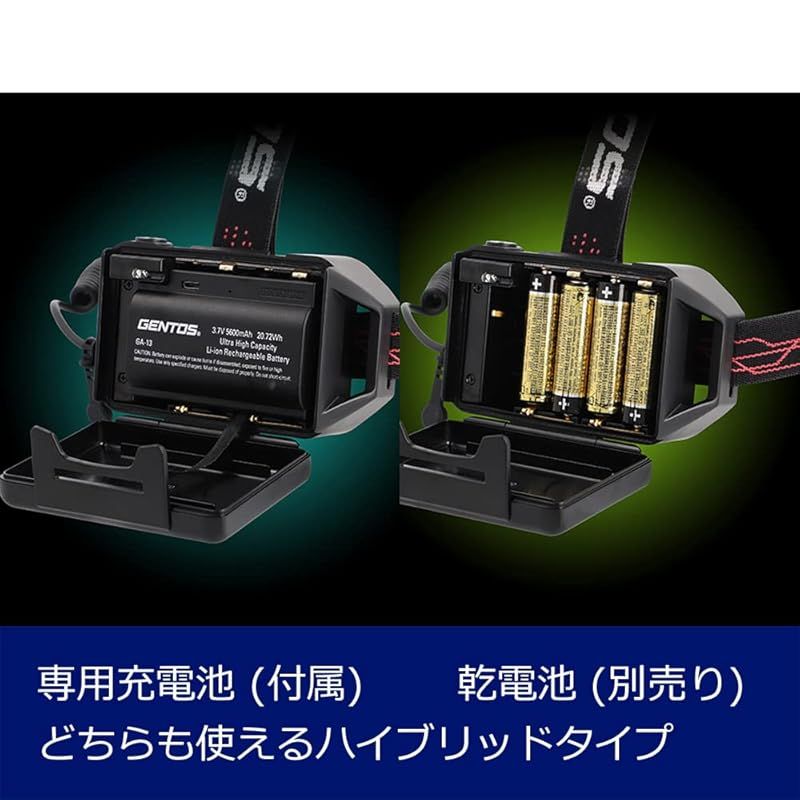 GENTOS Gシリーズ ハイブリッド式LEDヘッドライト