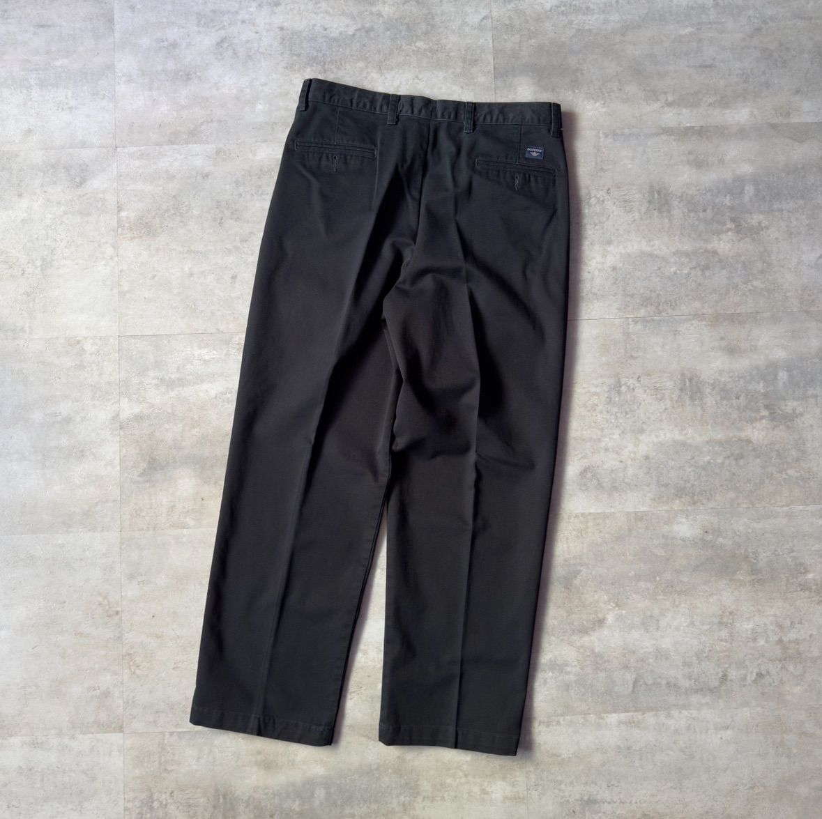 00s DOCKERS ドッカーズ ツータックチノスラックス 黒 W36 L29