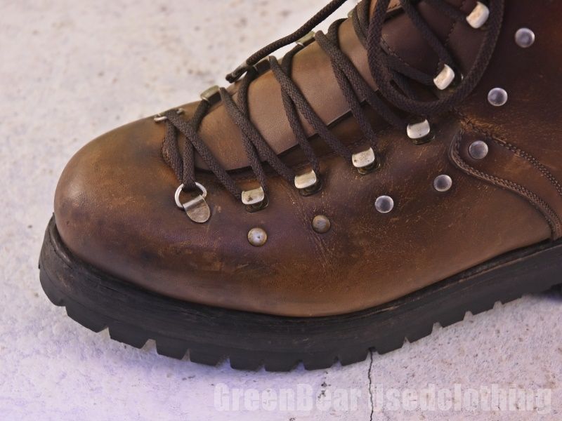 ビンテージ St Moritz トレッキングブーツ 良い味 茶 ブラウン メンズ 7 25cm Z286 ビンテージ St Moritz トレッキングブーツ 良い味 茶 ブラウン