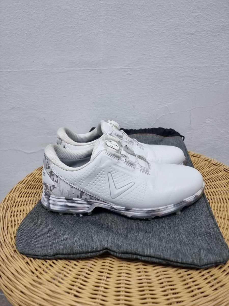 【雷市場（ポンジャン）商品韓国直送】Callaway(キャロウェイ) メンズ ゴルフシューズ サイズ 255 状態良好 X1 ー 22