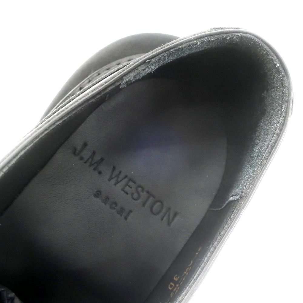 sacai×J.M WESTON サカイ ジェイエムウエストン Golf Derby ゴルフ ボックスカーフダービーシューズ 1531AVL1420D ブラック 8D