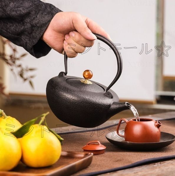 夢工房】手作 細工*茶道具 煎茶道具 *鉄瓶 南部鉄瓶☆新品☆