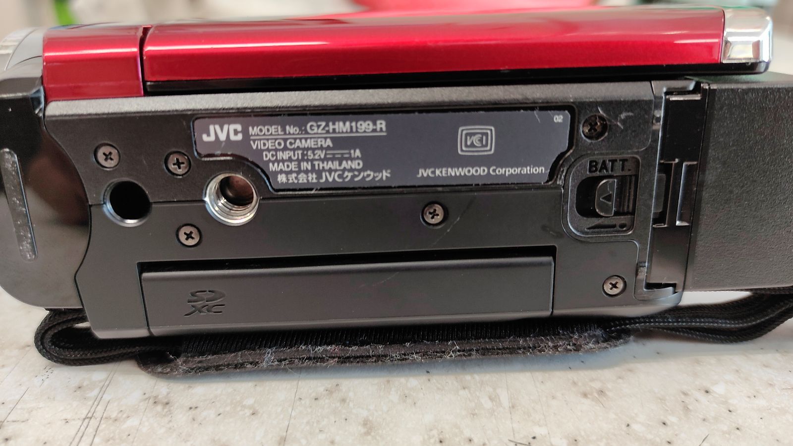 JVC ケンウッド GZ-HM199-R ビデオカメラ ハンディカム - メルカリ