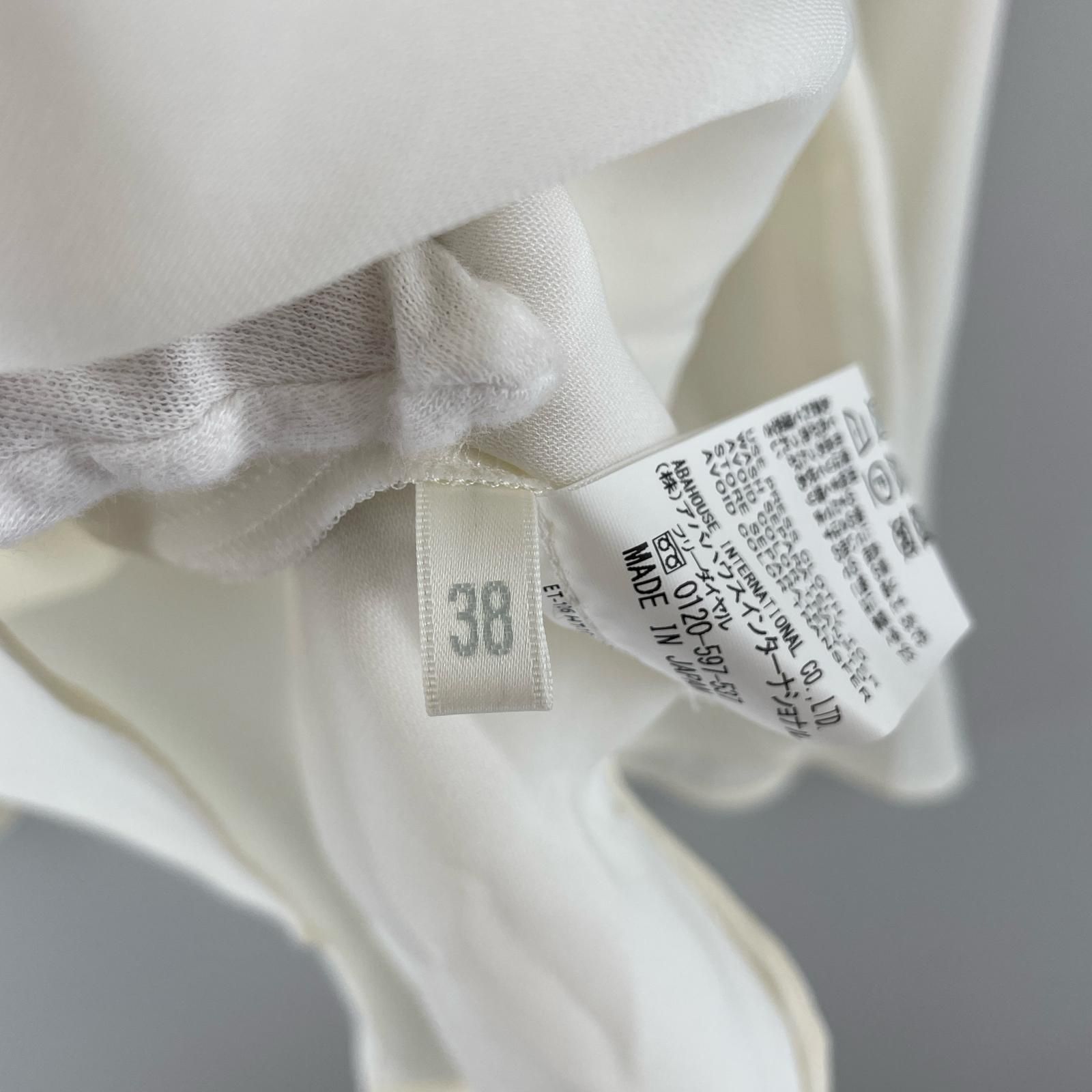 DESIGNWORKS - DESIGNWORKS デザインワークス ブラウス 38(M位) 白 【古着】【中古】 DESIGNWORKS(デザインワークス)｜サテンリボンブラウス/オフ