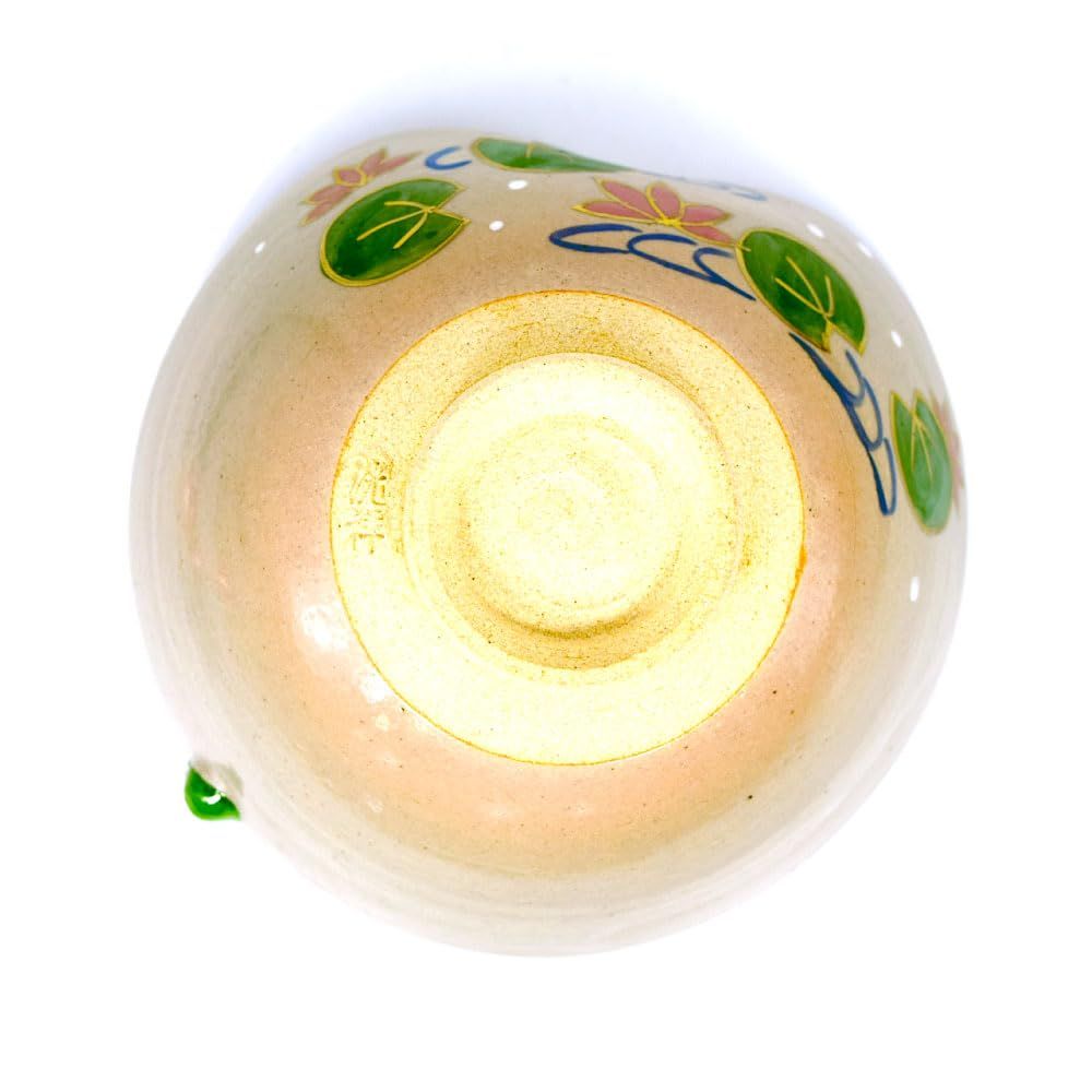 134桑野むつ子 京都 御所の花十二ヶ月 10月萩の花 抹茶椀・プレート