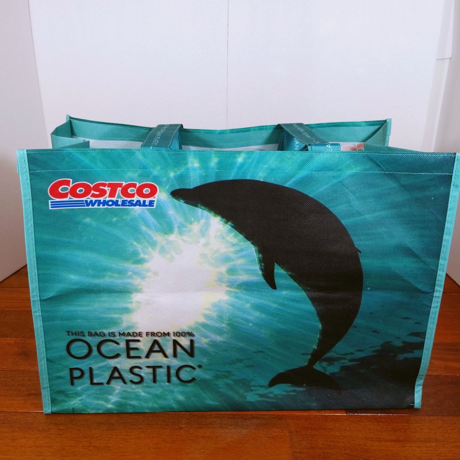 コストコ　エコ　バッグ　オーシャン　クジラ