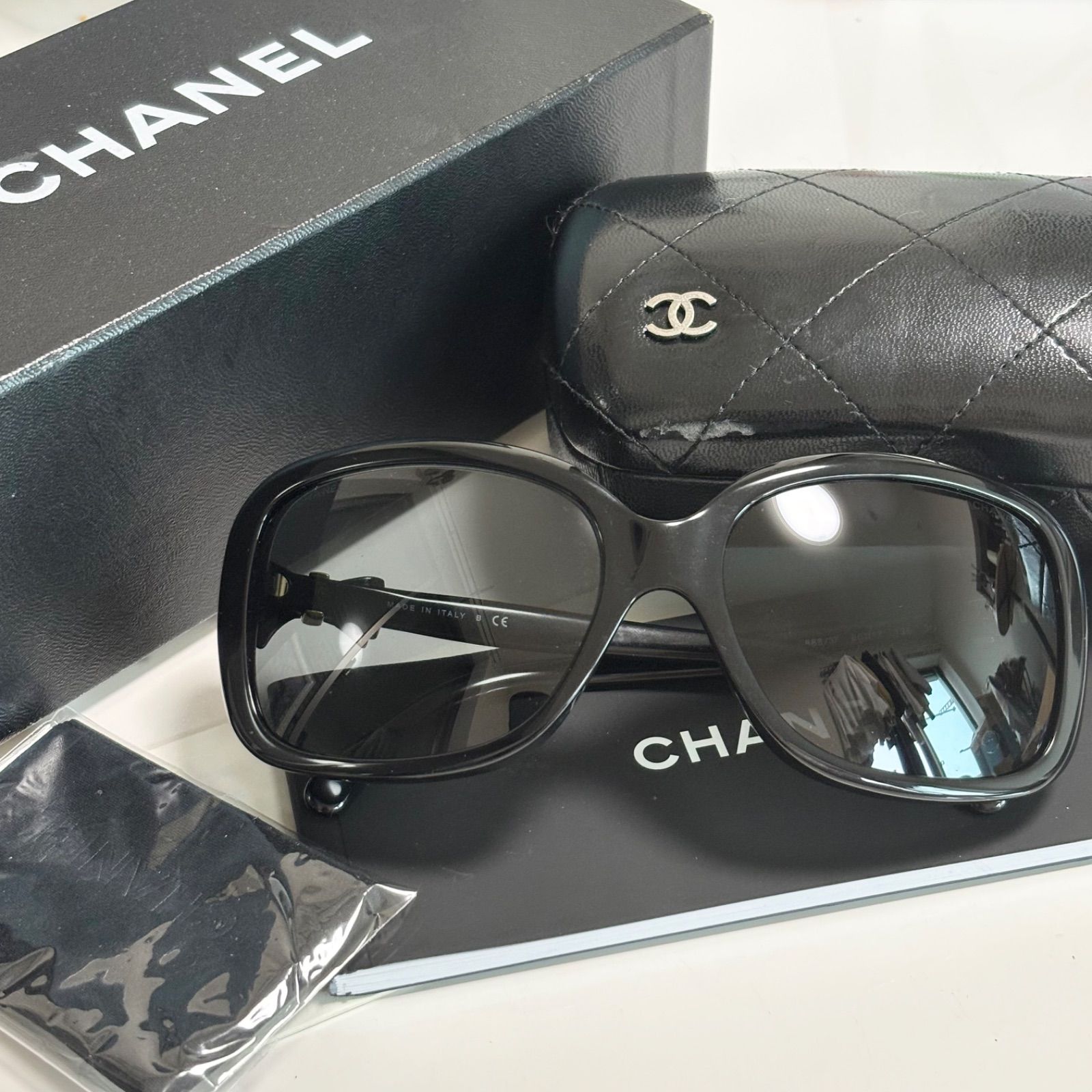 送料無料】CHANEL/シャネル/サングラス/サイドリボン/ココマーク
