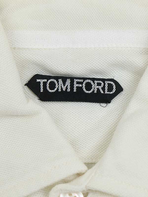 TOM FORD トム フォード シルクコットン鹿の子シャツ