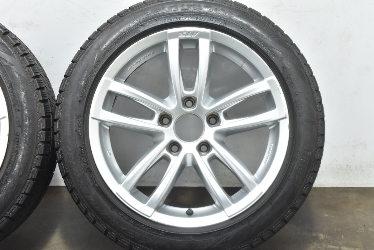 2025年 良好品 ATS 17in 8J 30 PCD120 ピレリ アイスアシンメトリコ 225 50R17 BMW F30 F31 E90 E91 3シリーズ F10 F11 5シリーズ