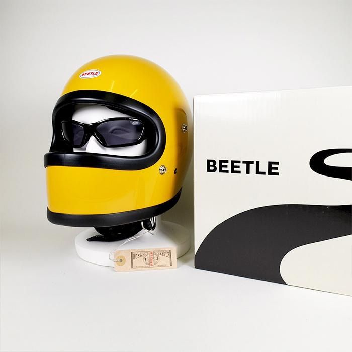 OCEAN BEETLE|オーシャンビートル|STR|エスティアール|イエロー|ビートル|ヘルメット|ジェットヘルメット|ジェッペル|フルフェイス