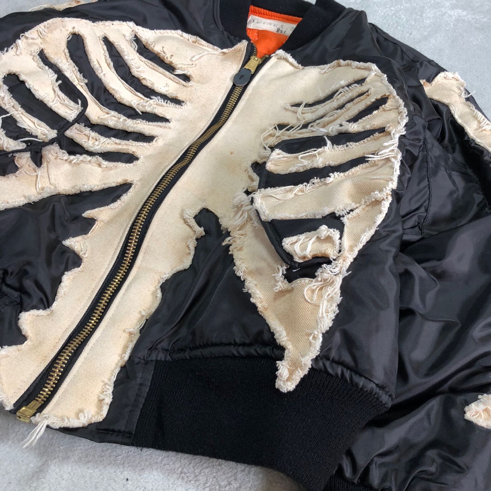 Yutaka Someya Human bone jacket MA-1 ボンバージャケット