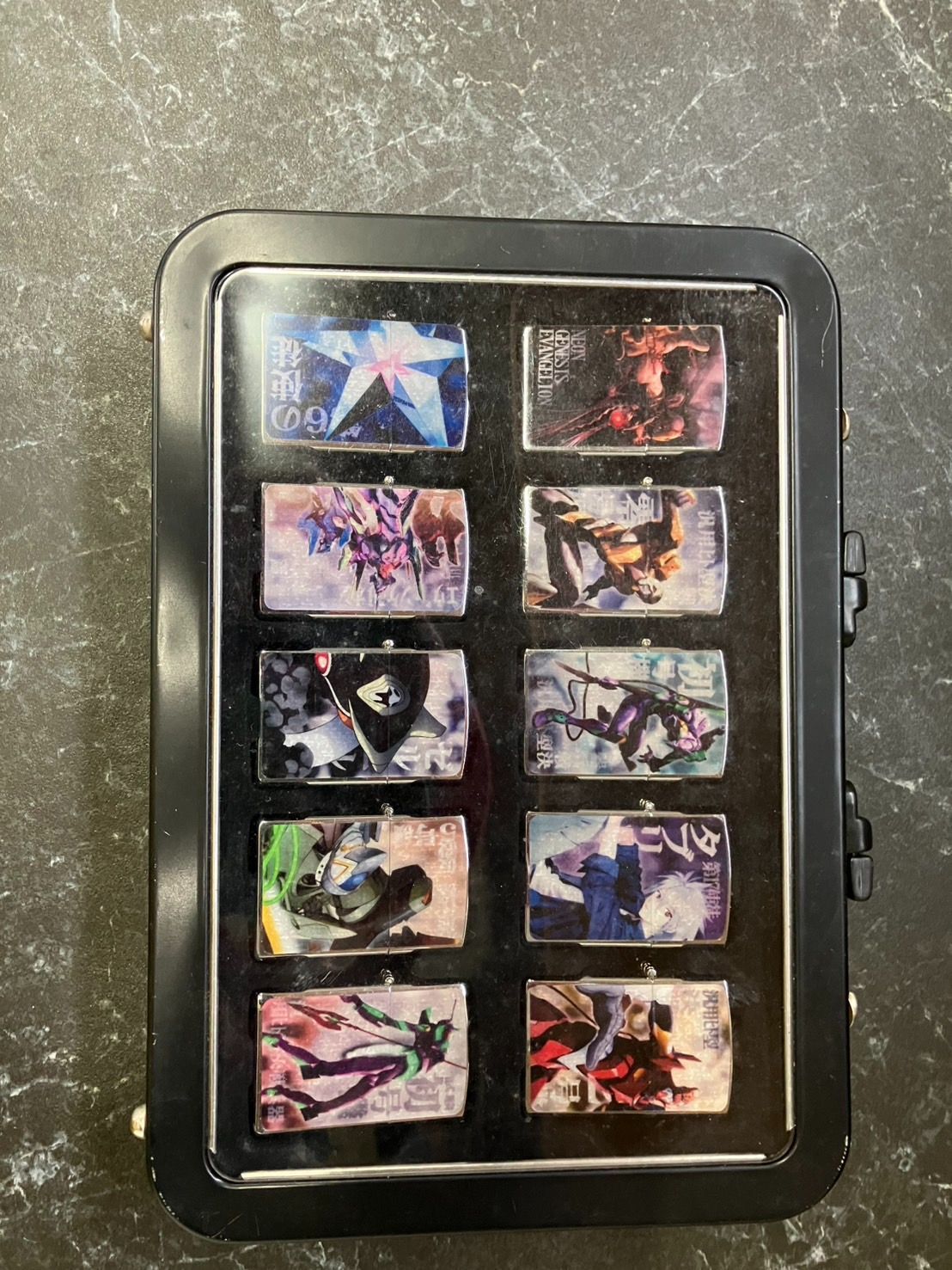 エヴァンゲリオン ライターコレクションケース（ジッポ）10本セット