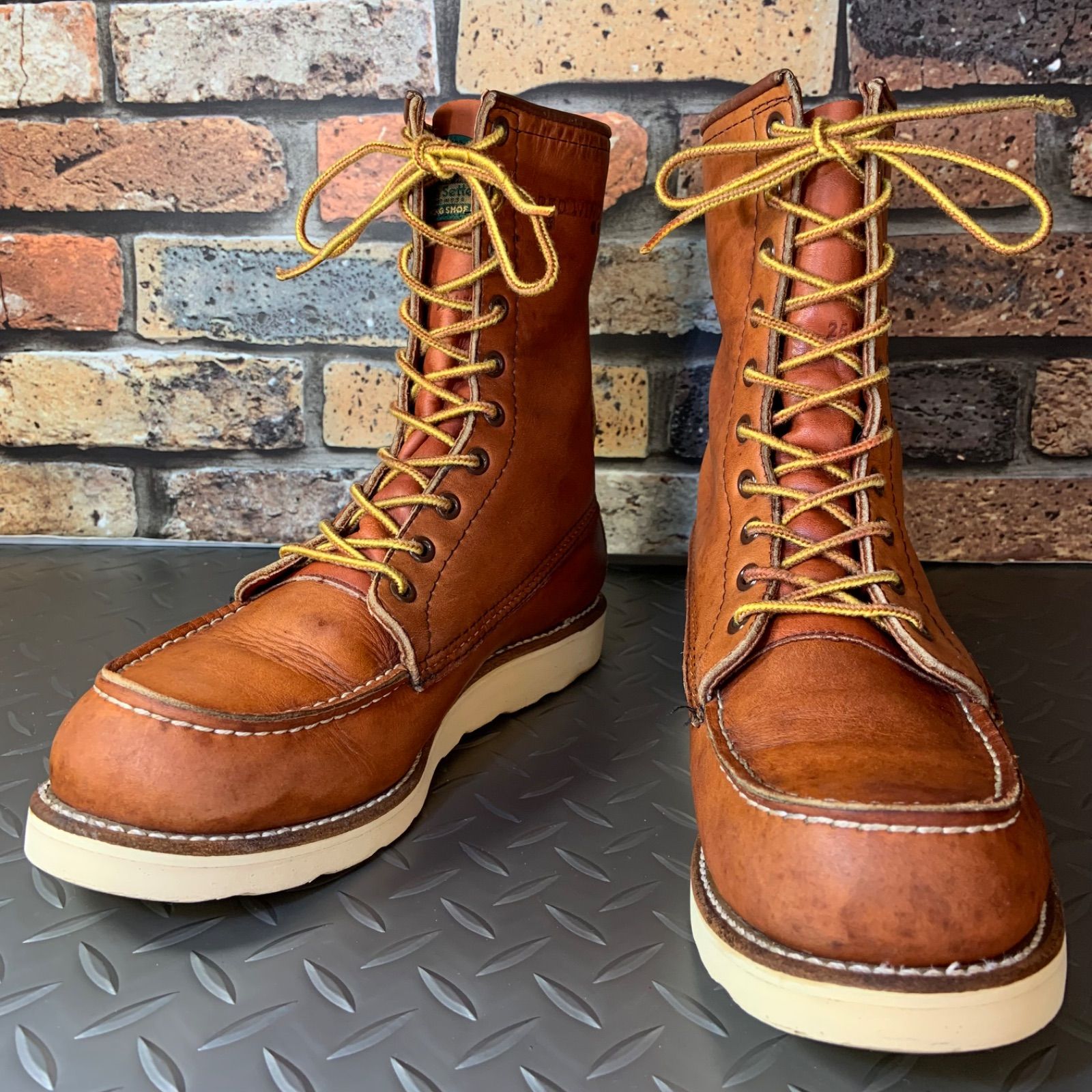 ☆REDWING 877 半円犬 金刺繍 ヴィンテージ 1993年製 US6.5D (24K1-877 