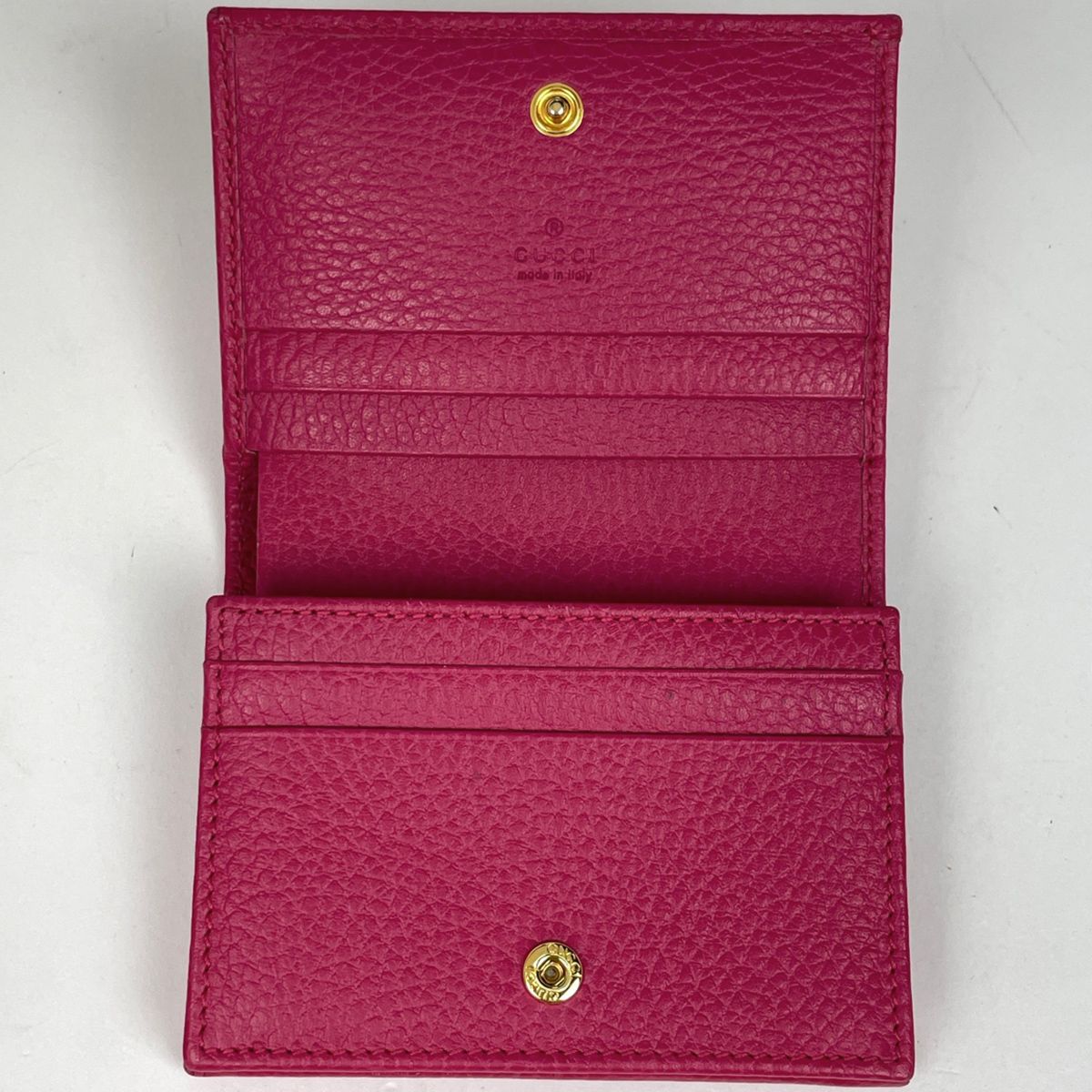 グッチ GUCCI GGマーモント ミニ ウォレット ダブルG 二つ折り財布